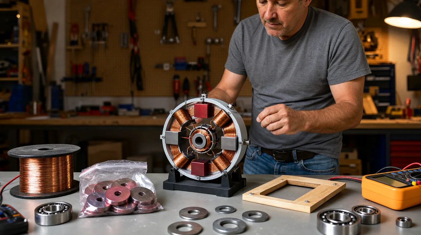 Tesla magnetic generator