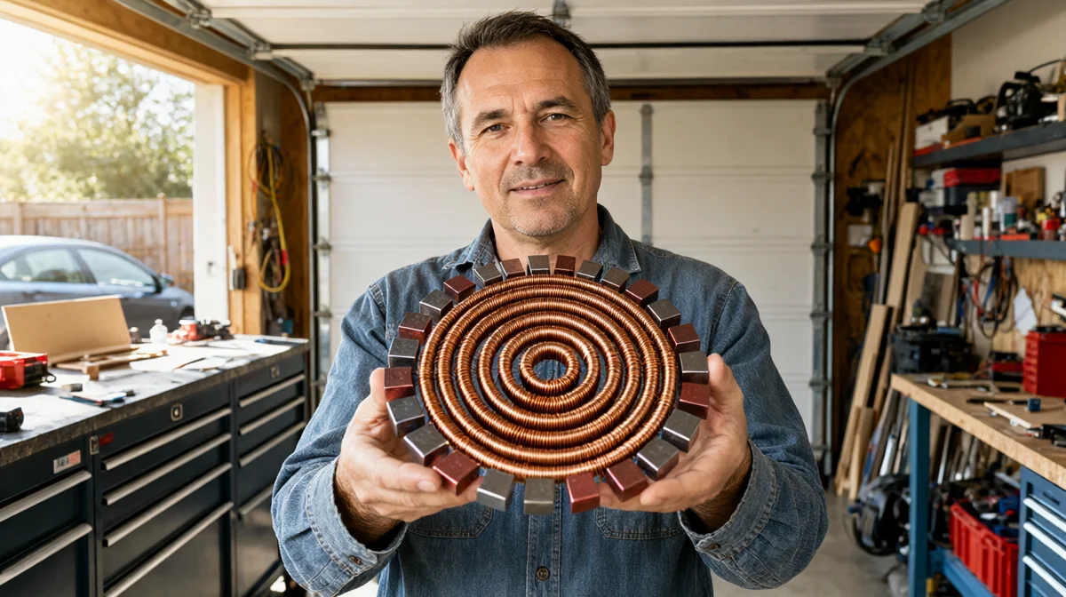 Tesla magnetic generator