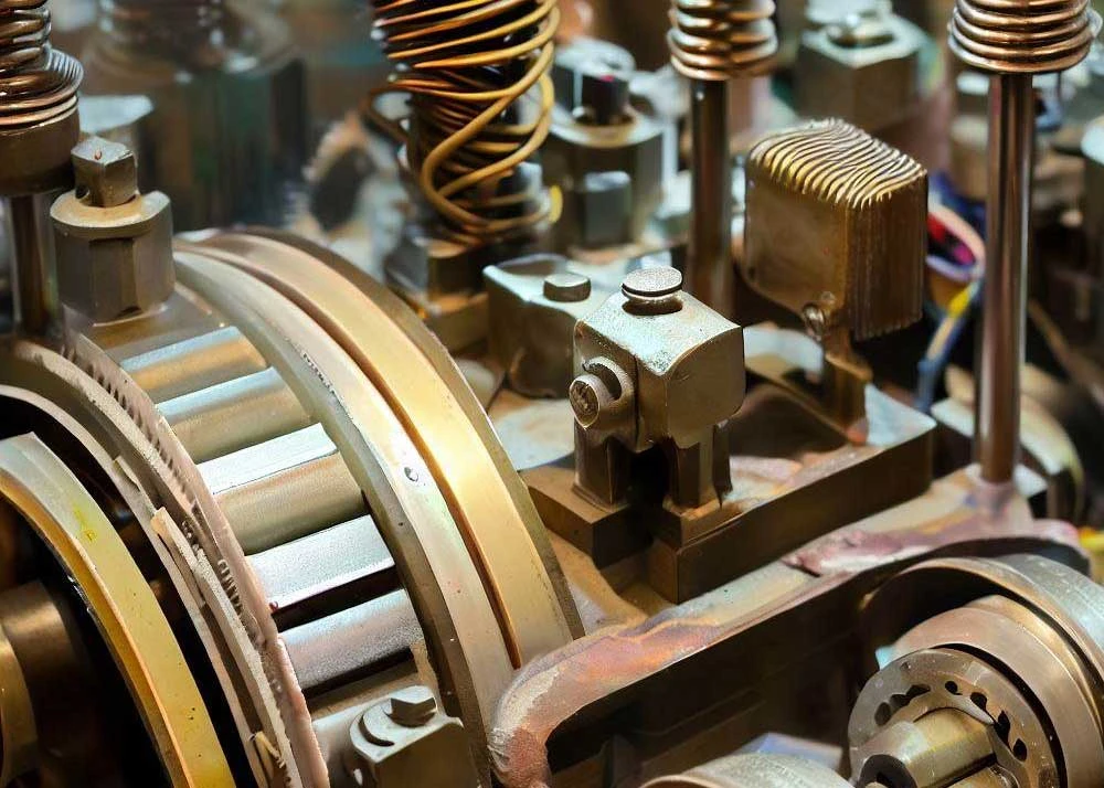 Components of a magnetic dynamo generator