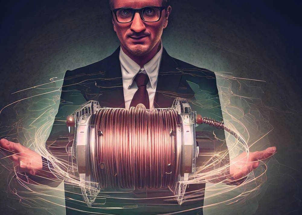 Magnetic dynamo generator revealed
