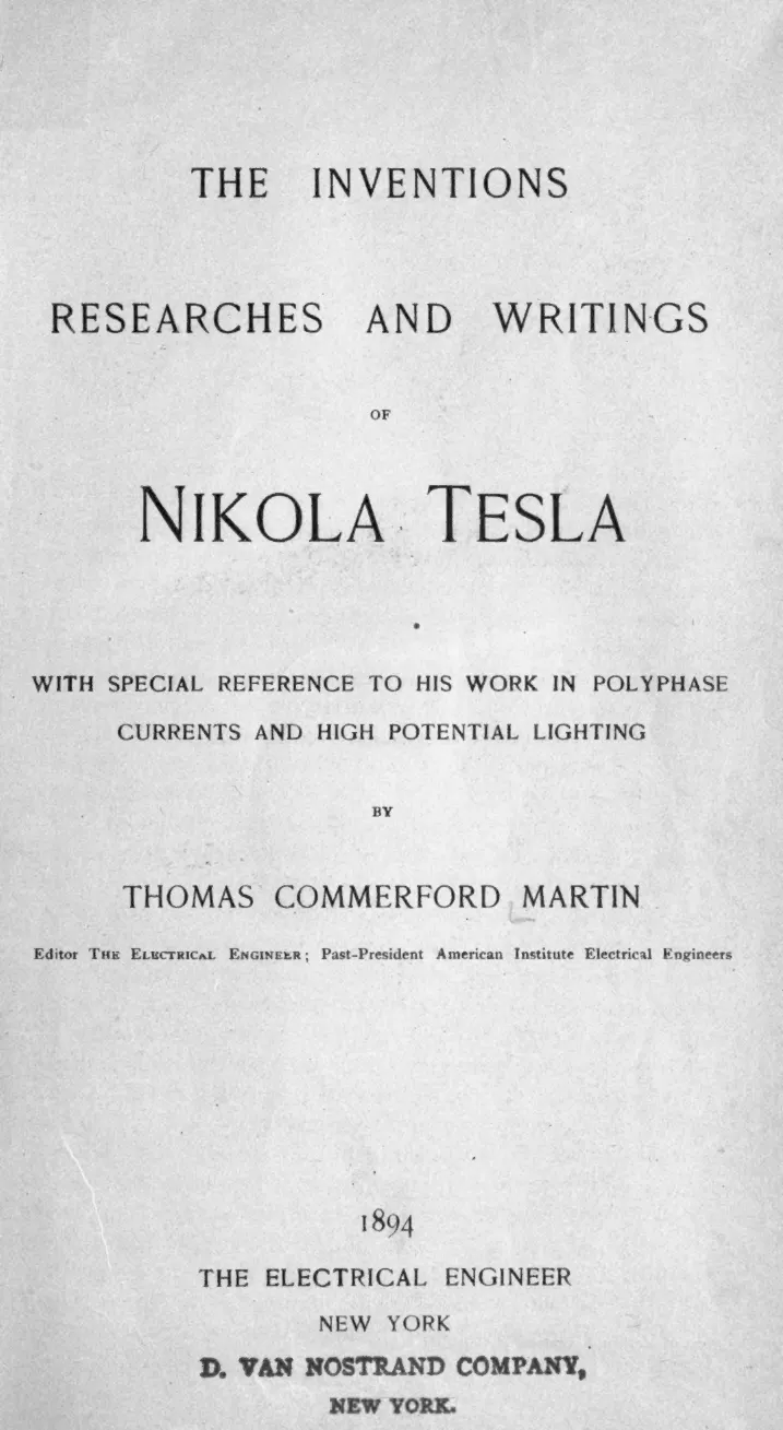 Title page of the 1894 first edition